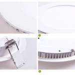 led round panel light details