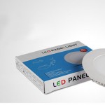 paquete de luz de panel redondo led