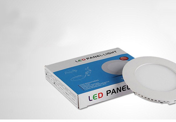 led round panel light package