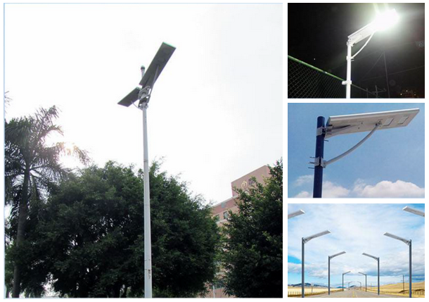 all in one solar street light application