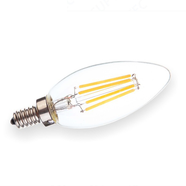 LED Bulb Filament E14 to Candle Tail 4W 4500K°