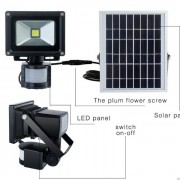 solar rechargeable led flood light(12)
