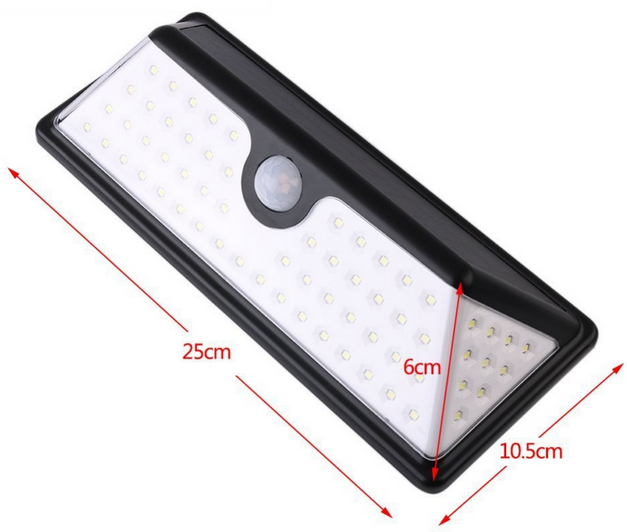 IP65 Waterproof Outdoor Washer Motion Sensor Solar LED Wall Light (1)