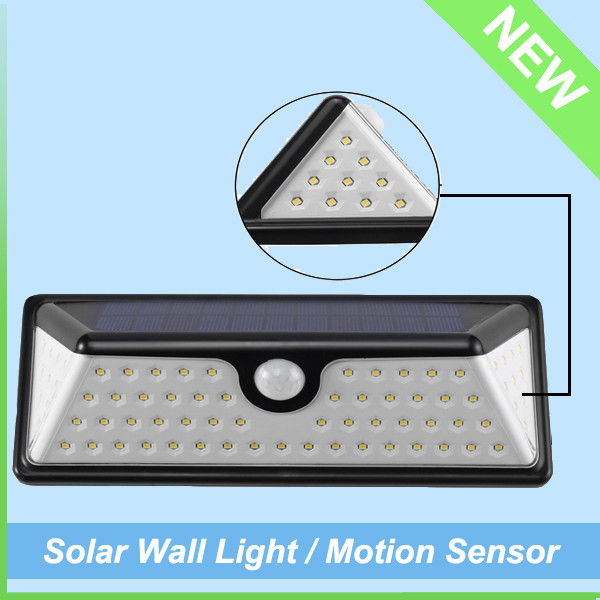 IP65 Waterproof Outdoor Washer Motion Sensor Solar LED Wall Light (6)