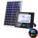 Progetto all'aperto della luce di inondazione a led solare con sensore di luce del telecomando del display digitale (2)