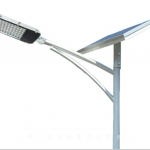 automatisch intensitätsgesteuerte Solar-LED-Straßenlaterne Fernbedienung IP65 für den Außenbereich (1)