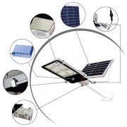 Remote Control IP65 Outdoor Waterproof 50w 100w 200w 300w Integrated Solar Led Street Light (5)