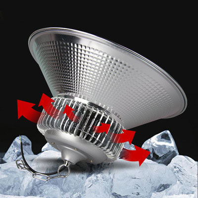 CE Rohs Aluminum 6500K White 100w 150w 200w 120lm W LED High Bay Light For Factory Warehouse (16)