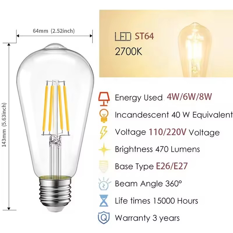 filament led bulb